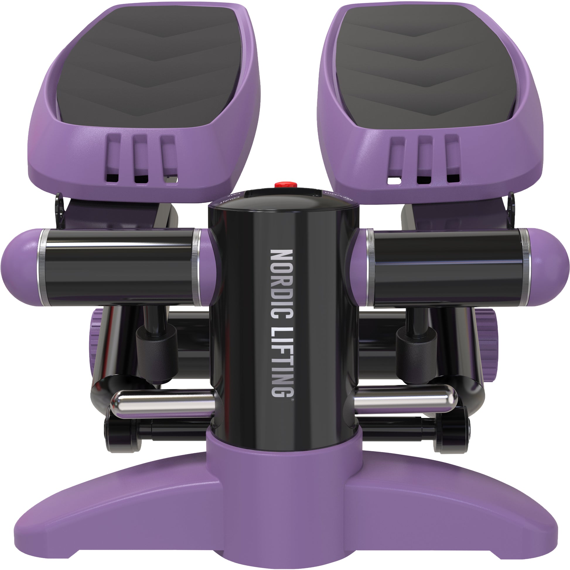Home Workout Mini Stepper - w/ Resistance Bands Set and Built-in Tracking Monitor